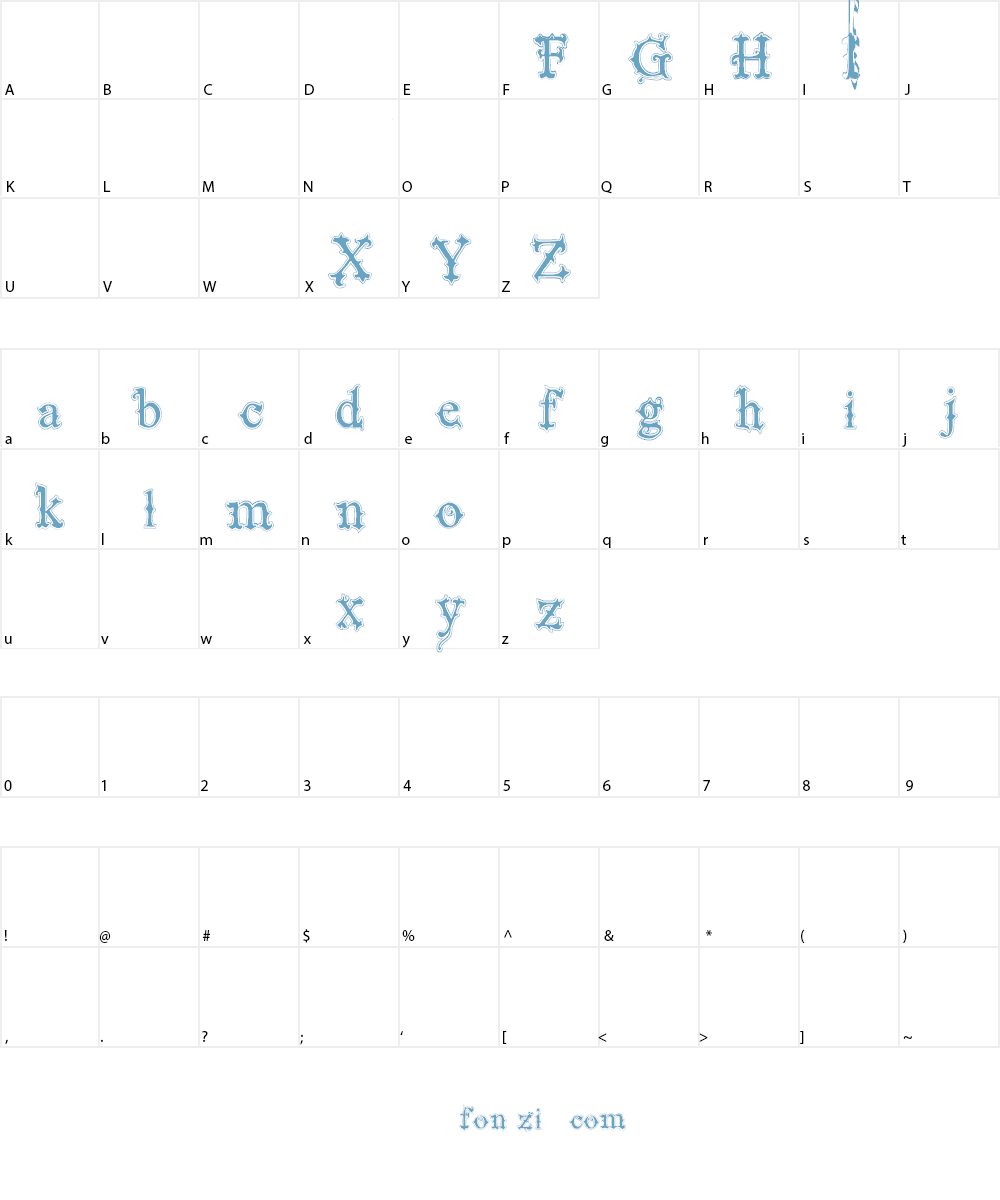 VTKS Black Label Normal Font Character